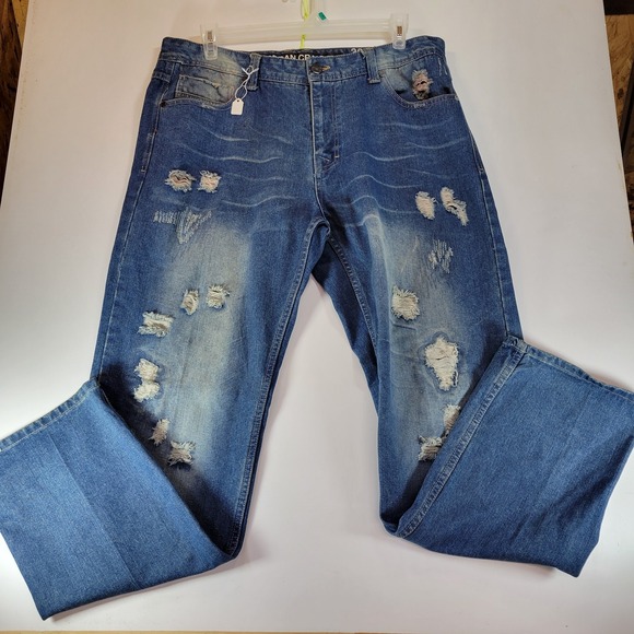 Jordan Craig Legacy Edition Selvedge Men's Jeans 38 x 34 Distressed